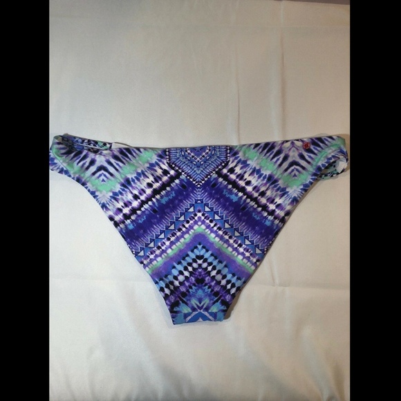 NEW Red Carter Hipster Bikini Bottom Berry Multi - Picture 4 of 8